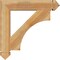 Ekena Millwork Westlake Arts & Crafts Rough Sawn Bracket, Western Red Cedar, 4"W x 24"D x 24"H BKT04X24X24WTL03RWR - alternate 2